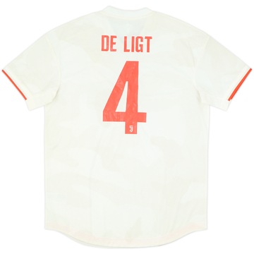 2019-20 Juventus Player Issue Away Shirt De Ligt #4 (L)