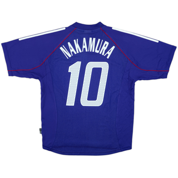 2002-04 Japan Home Shirt Nakamura #10 - 8/10 - (M)