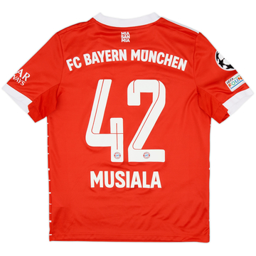 2022-23 Bayern Munich Home Shirt Musiala #42 - 10/10 - (L.Boys)