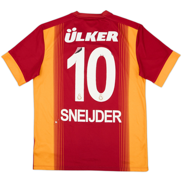 2014-15 Galatasaray Home Shirt Sneijder #10 - 5/10 - (M)