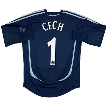 2006-08 Chelsea GK Shirt Cech #1 - 6/10 - (S)