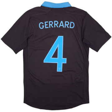 2011-12 England Away Shirt Gerrard #4 - 6/10 - (S)