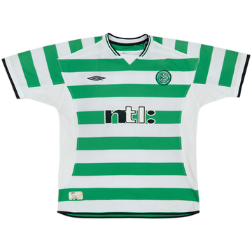 2001-03 Celtic Home Shirt - 4/10 - (XL)