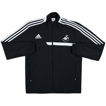 2013-14 Swansea adidas Track Jacket - 9/10 - (S)