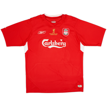 2004-06 Liverpool 'Carling Cup Final' Home Shirt - 5/10 - (L)