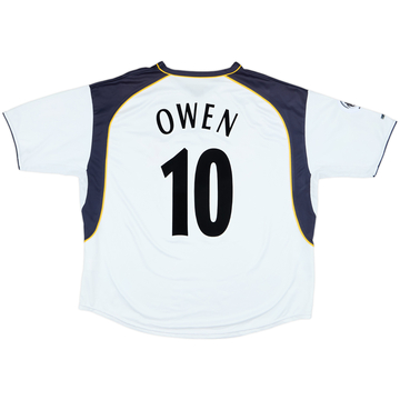 2001-03 Liverpool 'UEFA Super Cup' Away Shirt Owen #10 - 8/10 - (M)