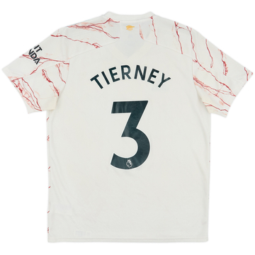 2020-21 Arsenal Away Shirt Tierney #3 - 5/10 - (L)