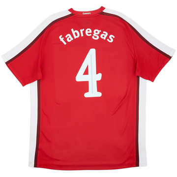 2008-10 Arsenal Home Shirt Fabregas #4 - 6/10 - (XL)