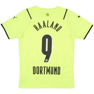 2021-22 Borussia Dortmund European Home Shirt Haaland #9 - 8/10 - (S)