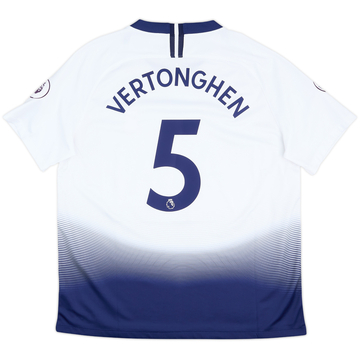 2018-19 Tottenham Home Shirt Vertonghen #5 - 10/10 - (XL)
