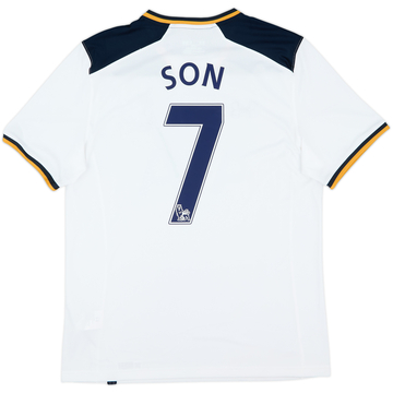 2016-17 Tottenham Home Shirt Son #7 - 10/10 - (XL)