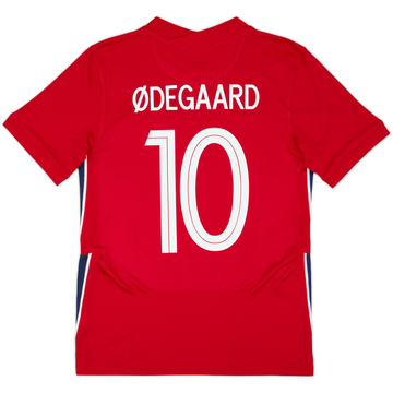 2020-22 Norway Home Shirt Odegaard #10 - 8/10 - (S)