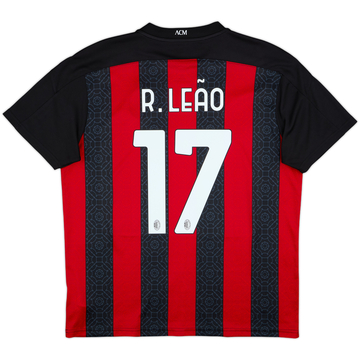 2020-21 AC Milan Home Shirt R.Leao #17 - 10/10 - (XL)