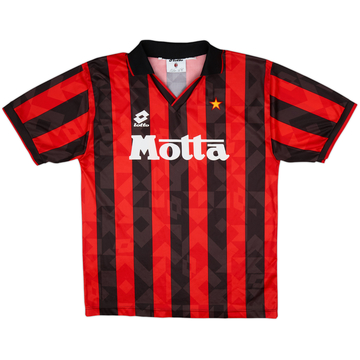 1994-95 AC Milan Home Shirt - 9/10 - (M)
