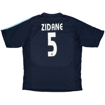 2003-04 Real Madrid Away Shirt Zidane #5 - 7/10 - (XL)