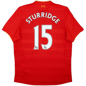 2016-17 Liverpool Home Shirt Sturridge #15 - 8/10 - (L)
