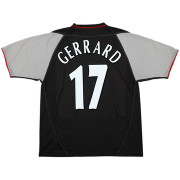 2002-04 Liverpool Away Shirt Gerrard #17 - 8/10 - (L)