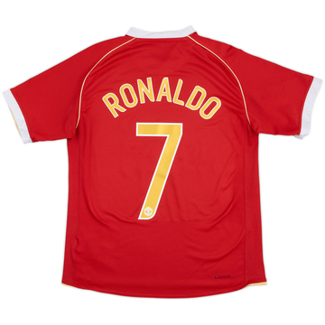 2006-07 Manchester United Home Shirt Ronaldo #7 - 7/10 - (M)