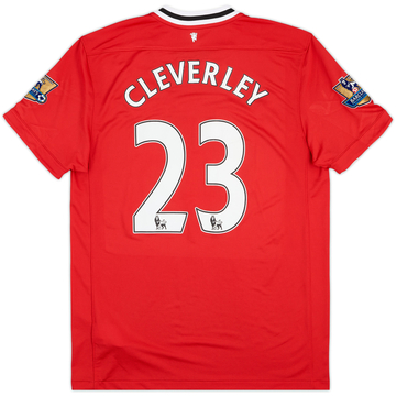 2011-12 Manchester United Home Shirt Cleverley #23 - 7/10 - (L)
