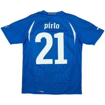 2010-12 Italy Home Shirt Pirlo #21 - 6/10 - (S)