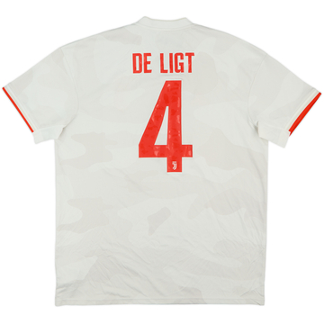 2019-20 Juventus Away Shirt De Ligt #4 - 9/10 - (XL)