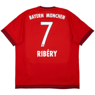 2015-16 Bayern Munich Home Shirt Ribery #7 - 10/10 - (XL)