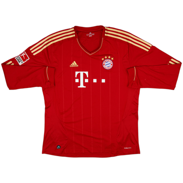 2011-13 Bayern Munich Home L/S Shirt - 5/10 - (XXL)