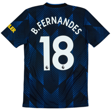 2021-22 Manchester United Third Shirt B.Fernandes #18 - 10/10 - (XS)
