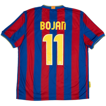 2009-10 Barcelona Home Shirt Bojan #11 - 5/10 - (L)
