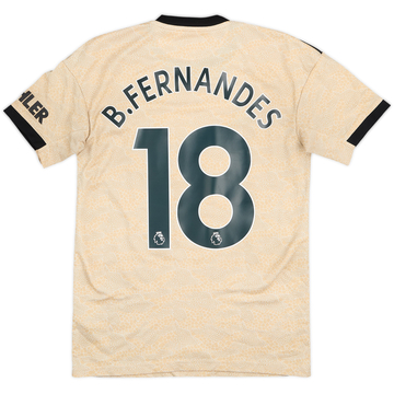 2019-20 Manchester United Away Shirt B.Fernandes #18 - 7/10 - (XS)