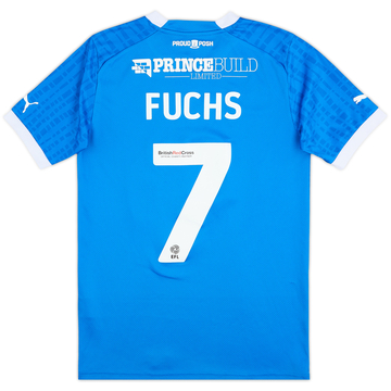 2022-23 Peterborough United Home Shirt Fuchs #7 - 6/10 - (S)