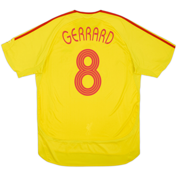 2006-07 Liverpool Visitante Camiseta Gerrard #8 - 6/10 - (XL)