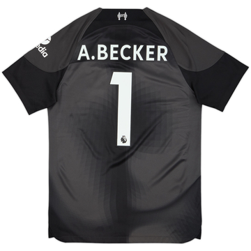 2022-23 Liverpool GK Shirt A.Becker #1 - 9/10 - (S)