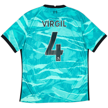 2020-21 Liverpool Camiseta Visitante Virgil #4 - 9/10 - (L)