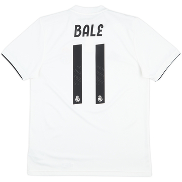 2018-19 Real Madrid Home Shirt Bale #11 - 9/10 - (M)