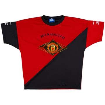 1994-96 Manchester United Umbro Training Shirt - 6/10 - (L)