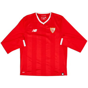 2017-18 Sevilla Away L/S Shirt - 9/10 - (M)