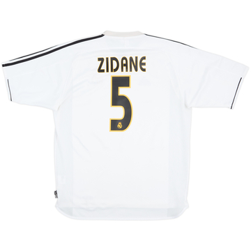 2003-04 Real Madrid Home Shirt Zidane #5 - 8/10 - (L)