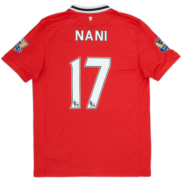 2011-12 Manchester United Home Shirt Nani #17 - 4/10 - (M)