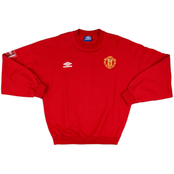 1996-97 Manchester United Umbro Sweat Top - 9/10 - (M)
