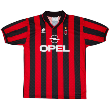 1995-96 AC Milan Home Shirt #5 - 6/10 - (XL)