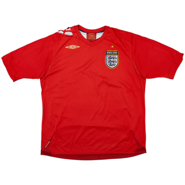 2006-08 England Away Shirt - 5/10 - (XL)