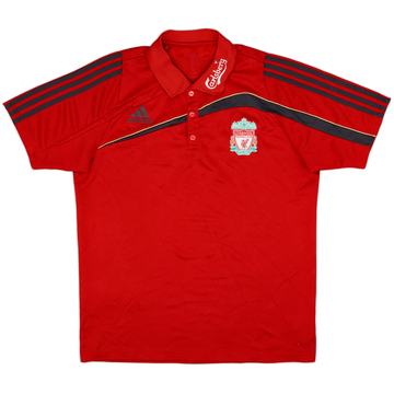 2009-10 Liverpool adidas Polo Shirt - 7/10 - (L)