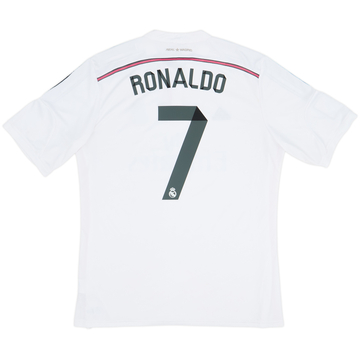 2014-15 Real Madrid Home Shirt Ronaldo #7 - 6/10 - (XL)