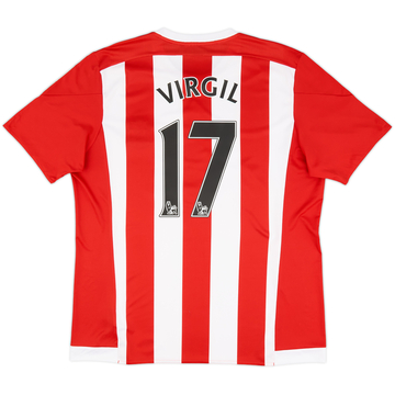 2015-16 Southampton Home Shirt Virgil #17 - 6/10 - (XL)