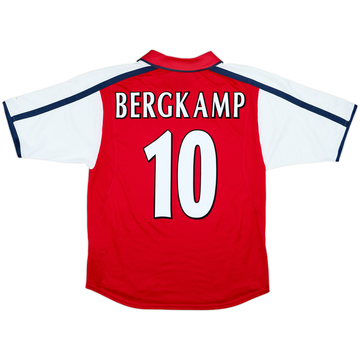 2000-02 Arsenal Home Shirt Bergkamp #10 - 9/10 - (S)