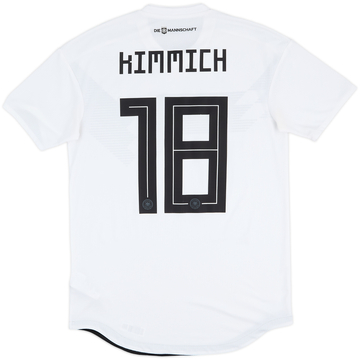 2018-19 Germany Authentic Home Shirt Kimmich #18 - 8/10 - (M)