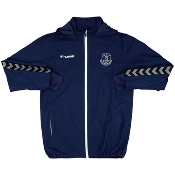 2020-21 Everton Hummel Hooded Track Jacket - 8/10 - (M)