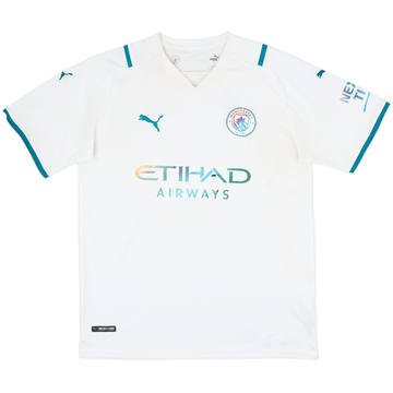 2021-22 Manchester City Away Shirt - 4/10 - (L)