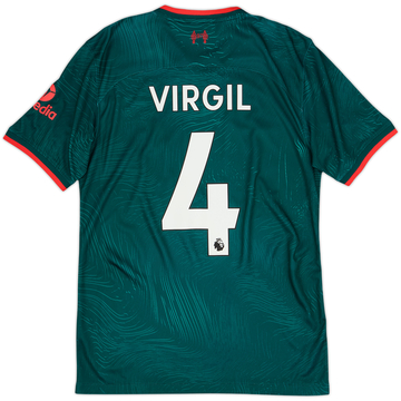 2022-23 Liverpool Third Shirt Virgil #4 - 10/10 - (S)